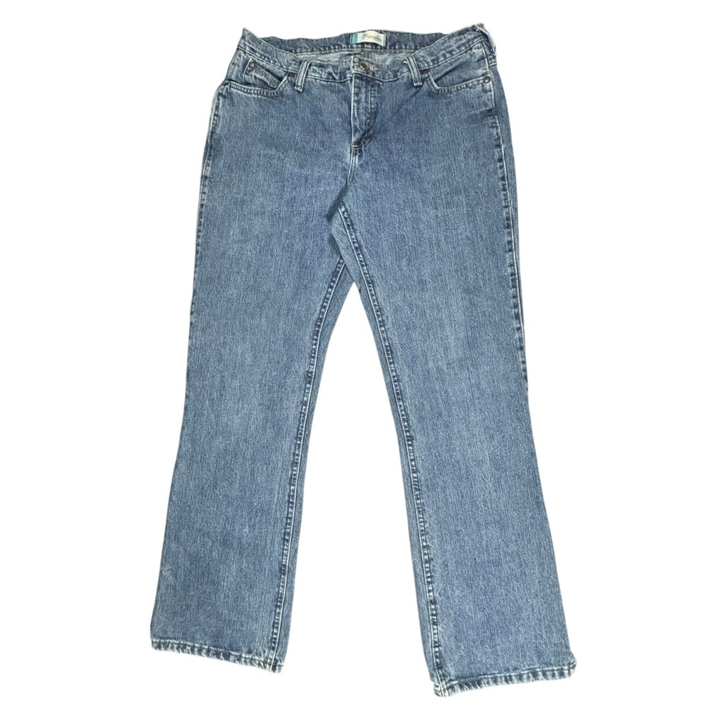 Wrangler Cash Ultimate Riding Jeans Women 11/12 x 32 Blue Bootcut Denim WRC10RR